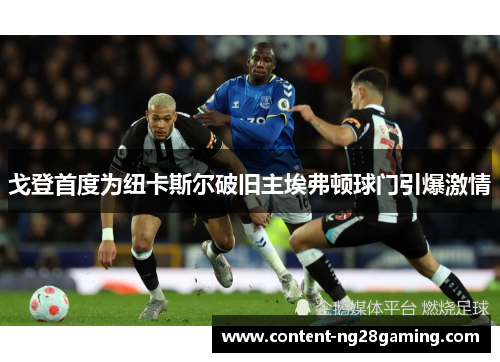 戈登首度为纽卡斯尔破旧主埃弗顿球门引爆激情